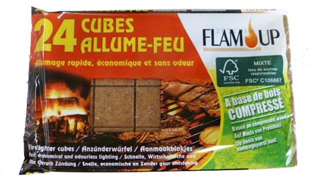 Flammat Allume Feu 48 Cubes(Petrole)