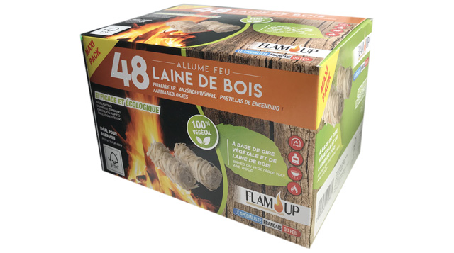 Achat / Vente Flam Up Allumes-feu 32 cubes Bois Compressé, 32 cubes